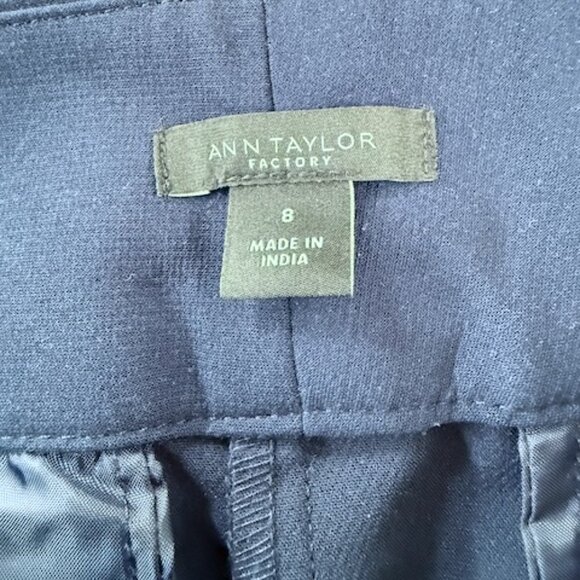 Ann Taylor Factory Navy Pants size 8 - Picture 4 of 7